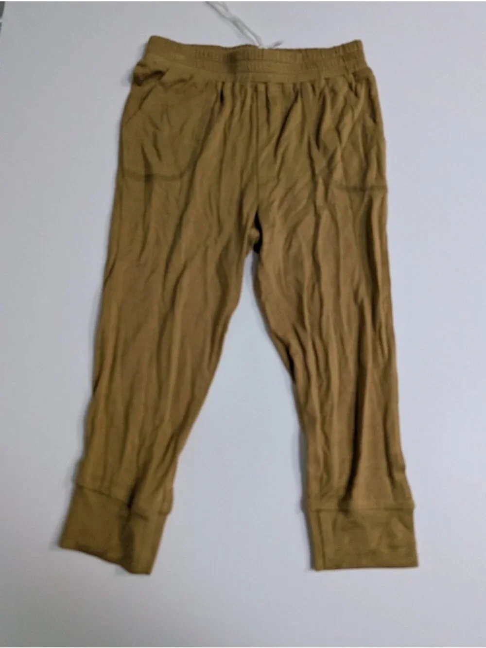 Kate Quinn Bamboo Pocket Jogger Cuffed Fennel Gold 2T Pants